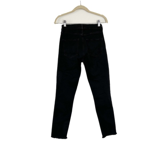 NEW Agolde Harlow Destructed Sophie High Rise Skinny Crop Jeans Size 24 - Picture 5 of 5